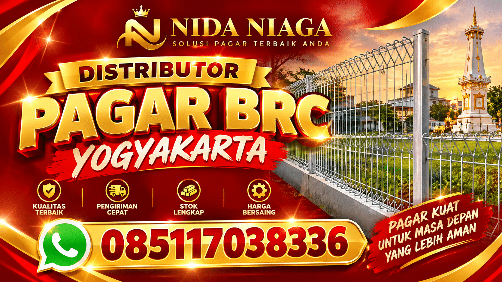 Pusat Pagar BRC Yogyakarta - Nida Niaga
